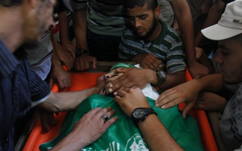 صور: تشييع الشهيدين الصوفي وعبد العال برفح