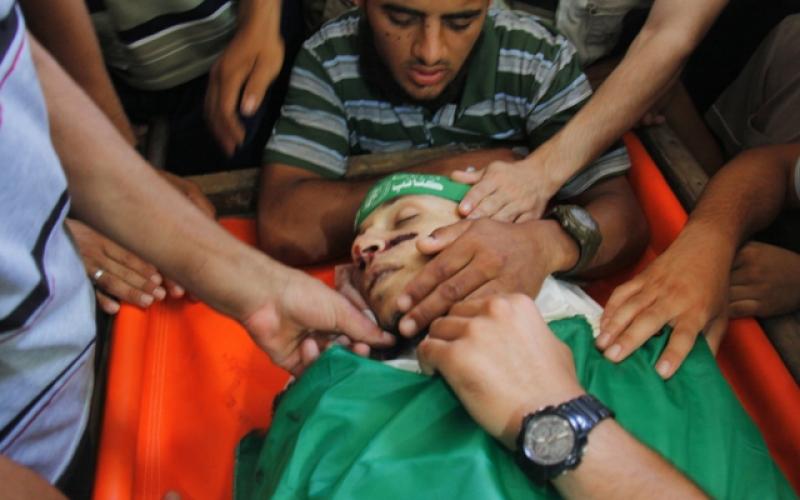 صور: تشييع الشهيدين الصوفي وعبد العال برفح