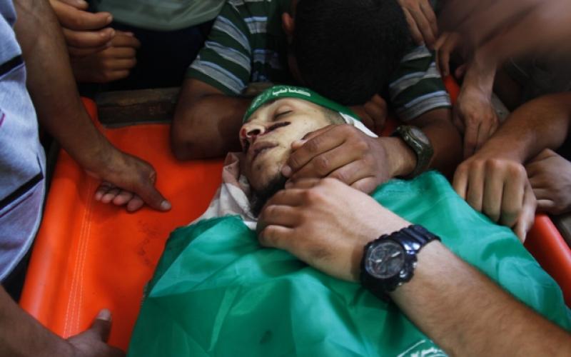 صور: تشييع الشهيدين الصوفي وعبد العال برفح