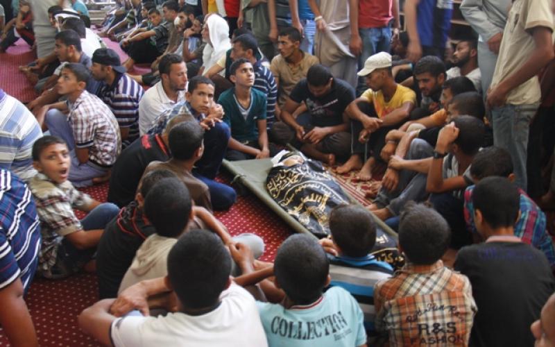 صور: تشييع الشهيدين الصوفي وعبد العال برفح