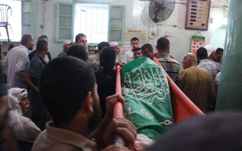 صور: تشييع الشهيدين الصوفي وعبد العال برفح