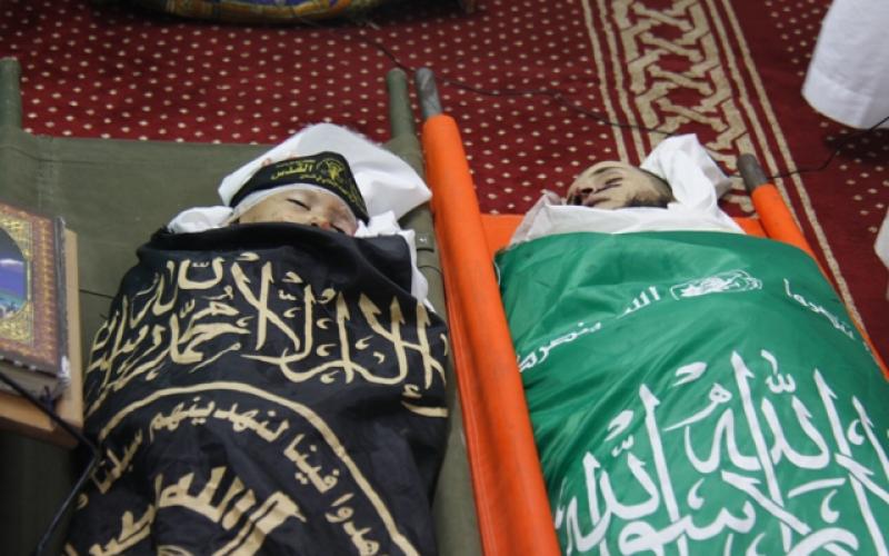 صور: تشييع الشهيدين الصوفي وعبد العال برفح