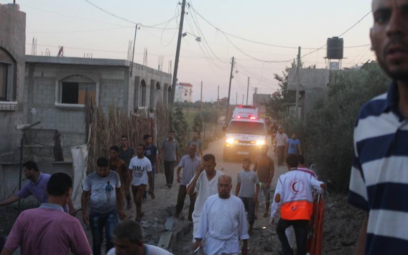 صور: قصف منزل عائلة أبو صلاح بخانيونس