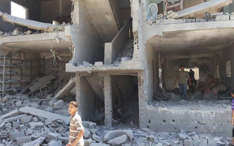 صور: تدمير حي عبد الغفور بخانيونس