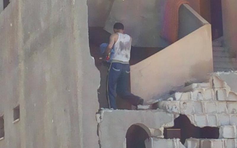 صور: تدمير حي عبد الغفور بخانيونس
