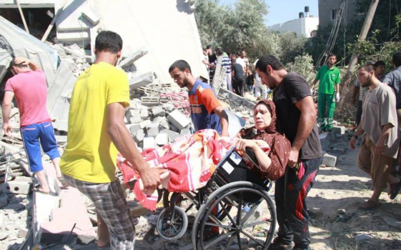 صور: قصف منزل "النواصرة" بالمغازي