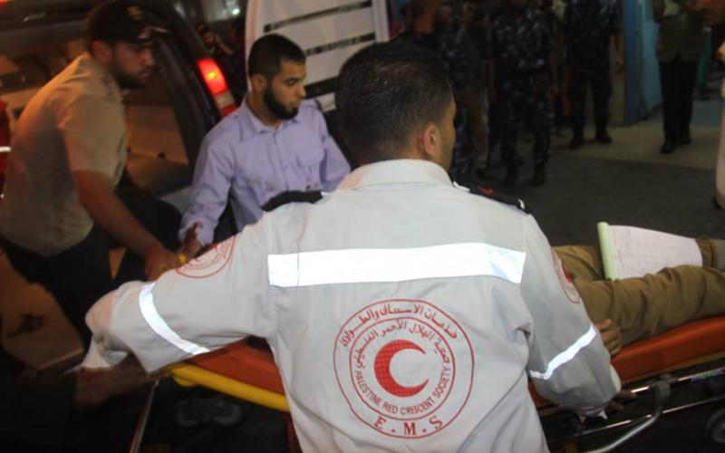 صور: شهيد بقصف سيارة صحفيين وسط غزة