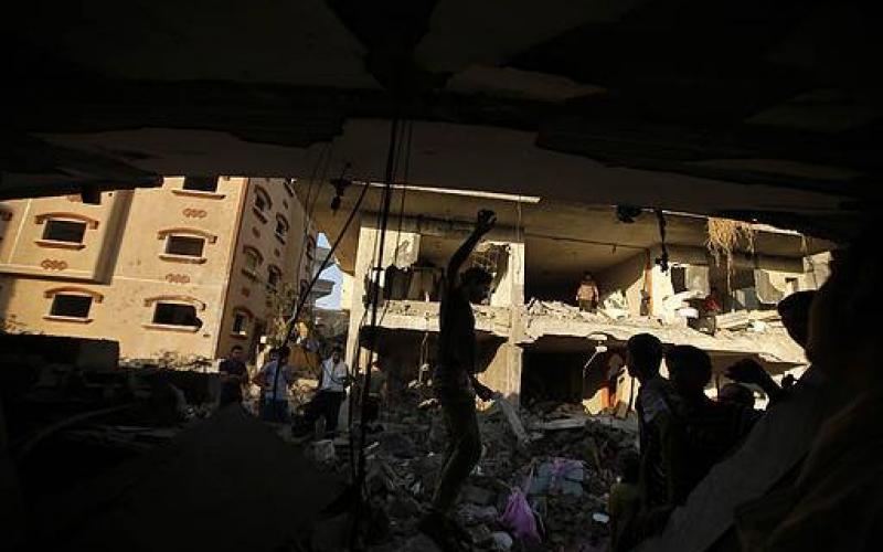 صور: مشاهد الدمار باستهداف منازل المواطنين