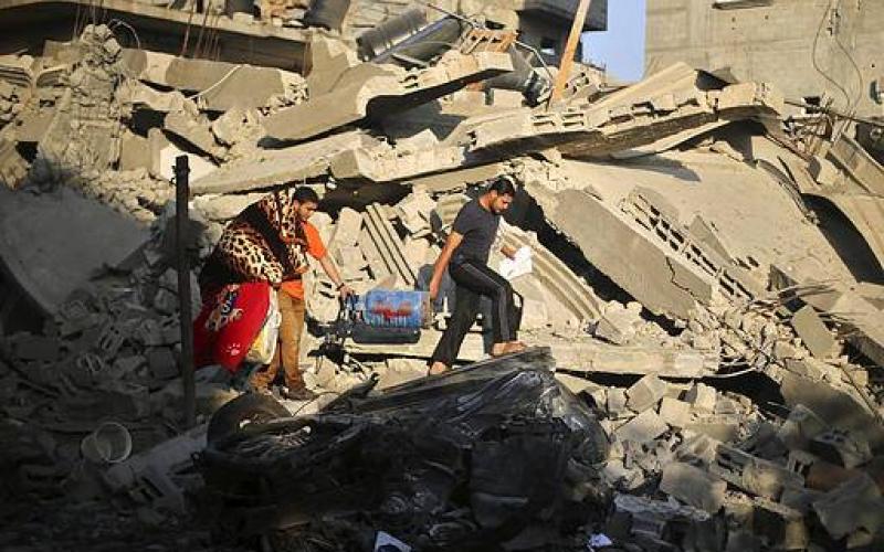 صور: مشاهد الدمار باستهداف منازل المواطنين
