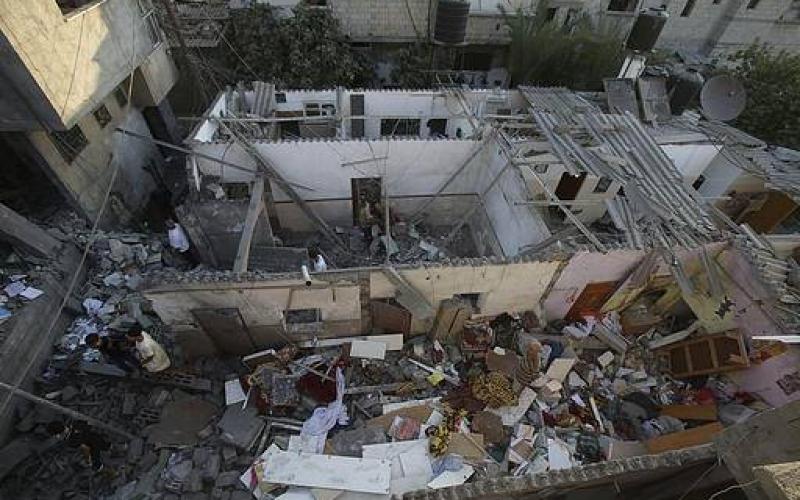 صور: مشاهد الدمار باستهداف منازل المواطنين