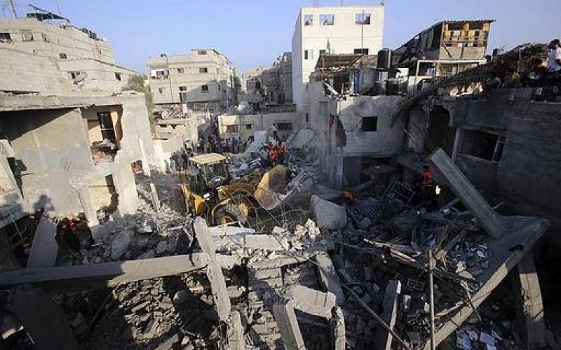 صور: مشاهد الدمار باستهداف منازل المواطنين