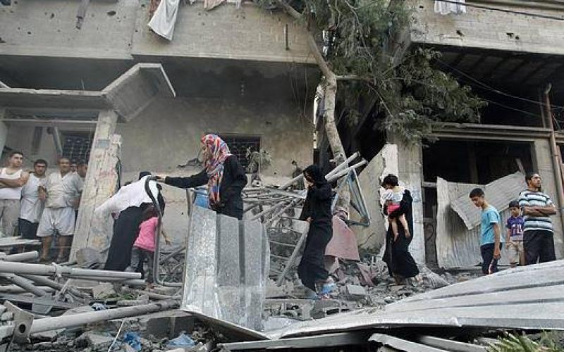 صور: مشاهد الدمار باستهداف منازل المواطنين