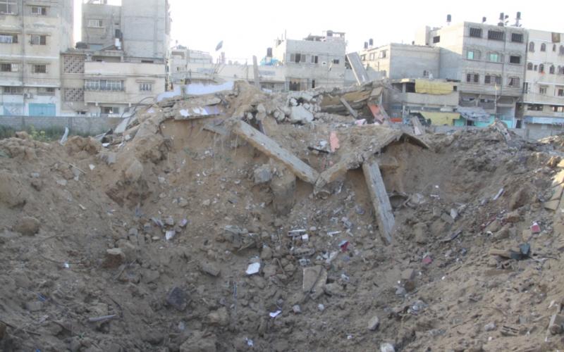 صور: آثار قصف منازل المواطنين شرق غزة