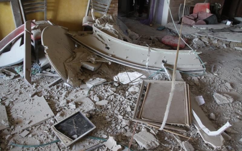 صور: آثار قصف منازل المواطنين شرق غزة