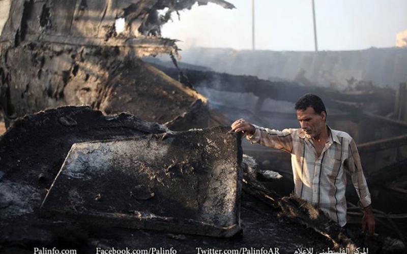 صور: استهداف الاحتلال لميناء غزة