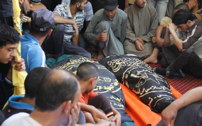 صور: الغزيون يشيعون شهدائهم