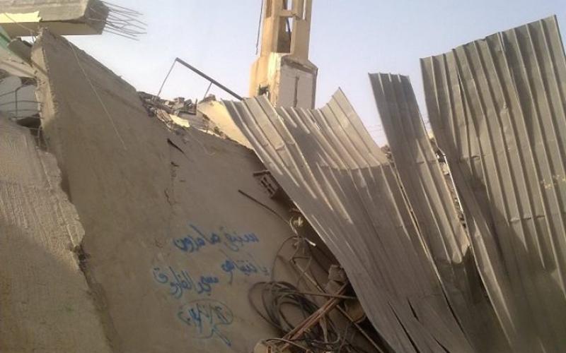 صور: قصف مسجد الفاروق بالنصيرات