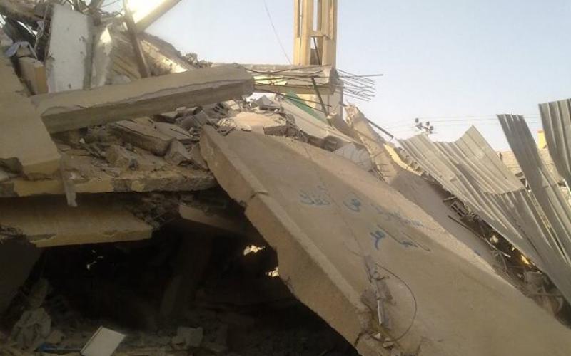 صور: قصف مسجد الفاروق بالنصيرات