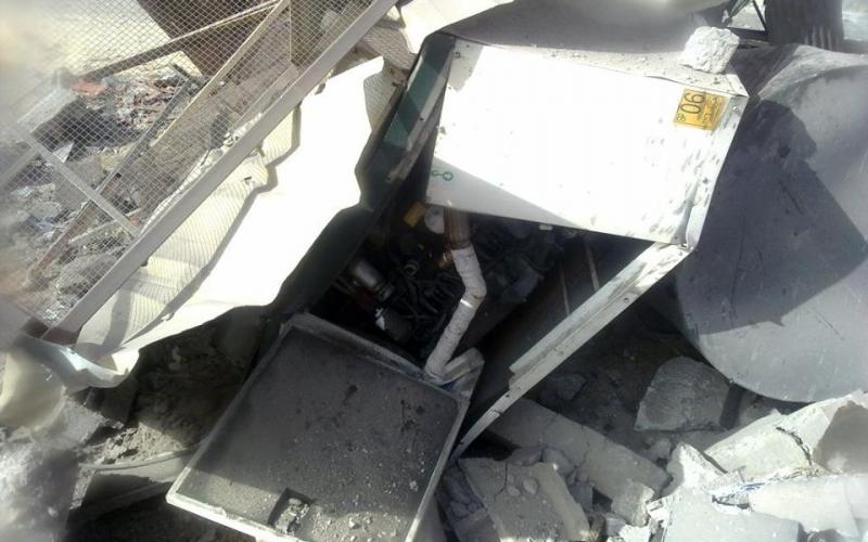 صور: قصف مسجد الفاروق بالنصيرات