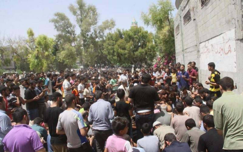 صور: تشييع ثلاثة شهداء بغزة