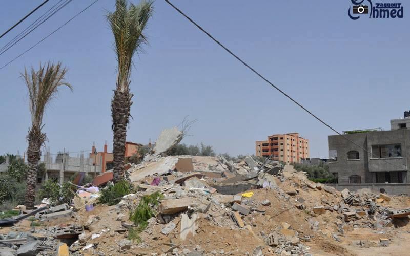 صور: منزل المستشار "الدعاليس" بعد تدميره