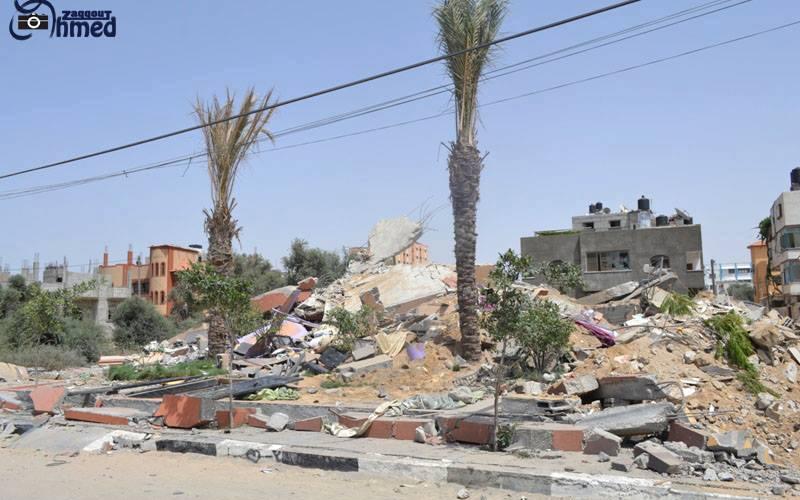 صور: منزل المستشار "الدعاليس" بعد تدميره