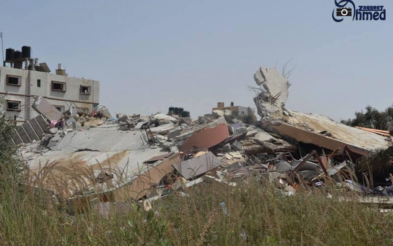صور: منزل المستشار "الدعاليس" بعد تدميره