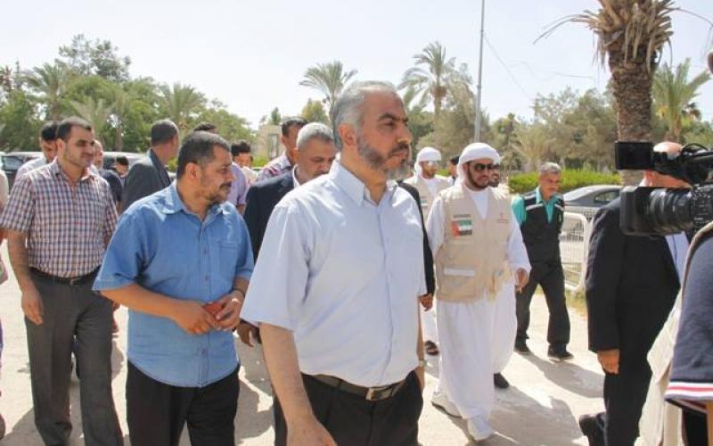 صور: وفد ومساعدات إماراتية تصل لقطاع غزة