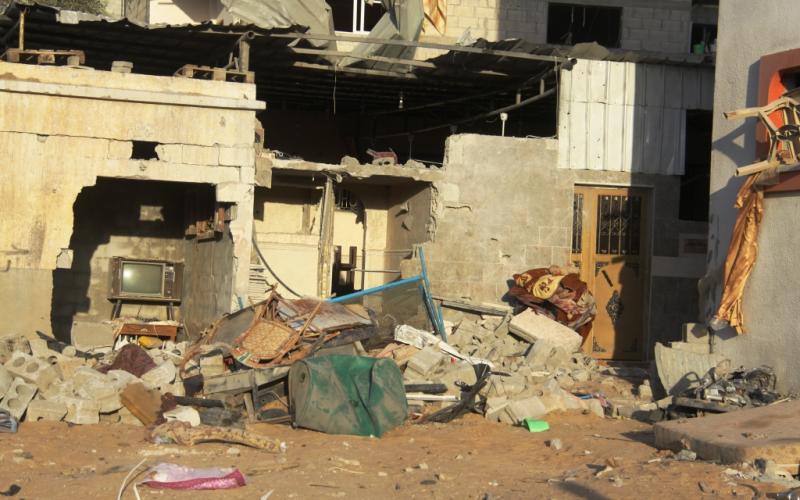 صور: آثار القصف بعد مجزرة "البطش" بغزة