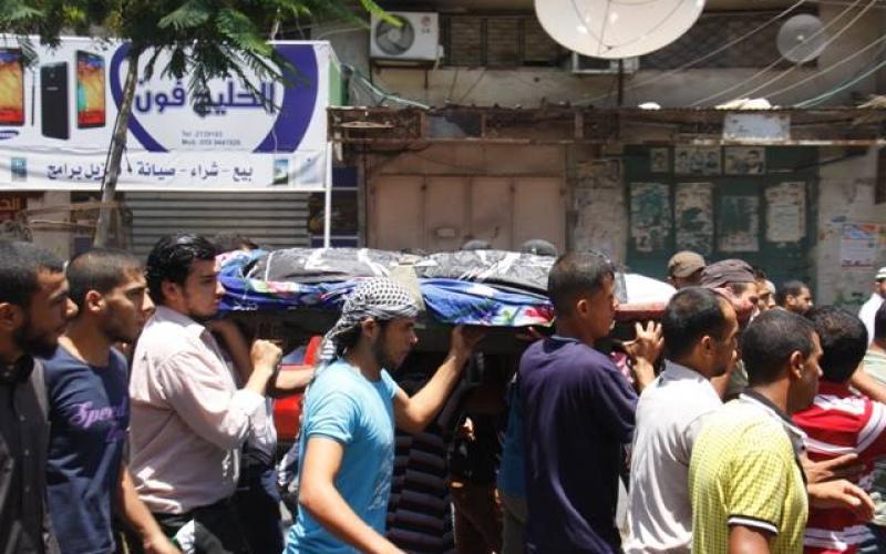 صور: تشييع الشهيد "أبو مر" برفح