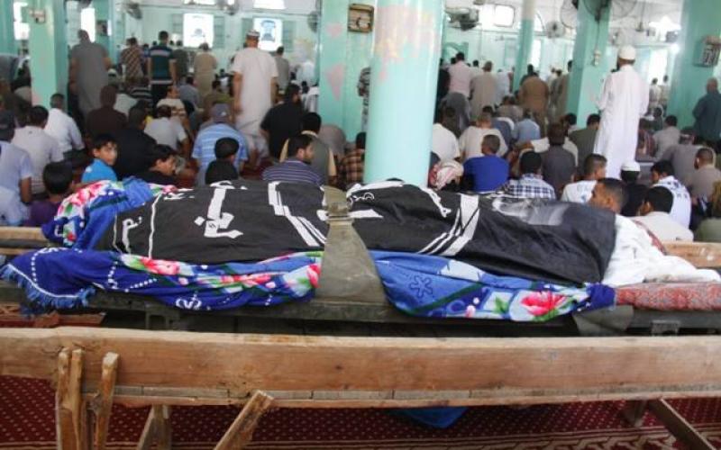 صور: تشييع الشهيد "أبو مر" برفح