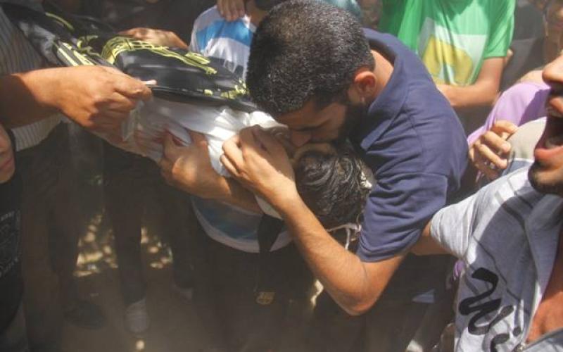 صور: جنازة عائلة "شيخ العيد" برفح