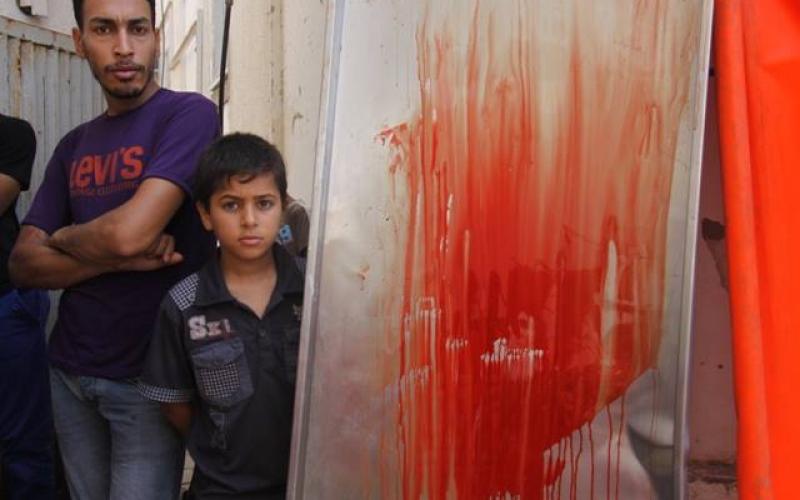 صور: جنازة عائلة "شيخ العيد" برفح