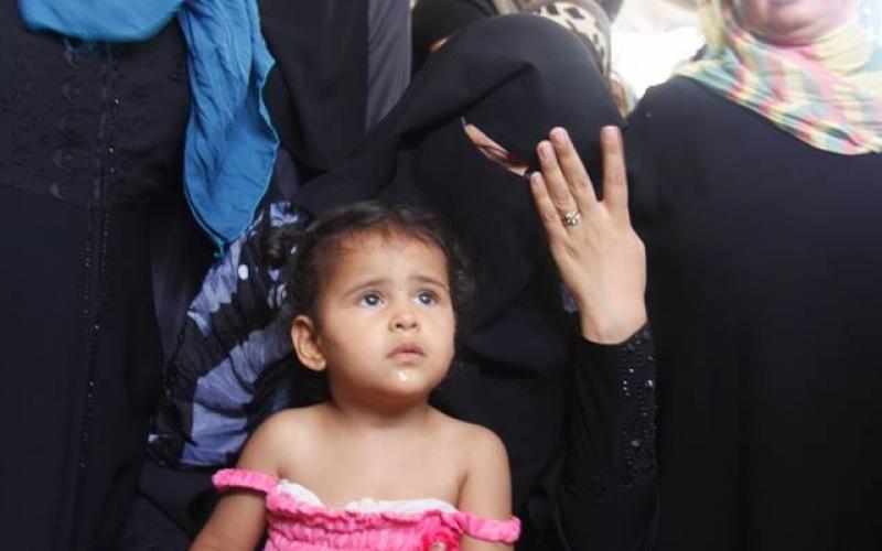 صور: جنازة عائلة "شيخ العيد" برفح