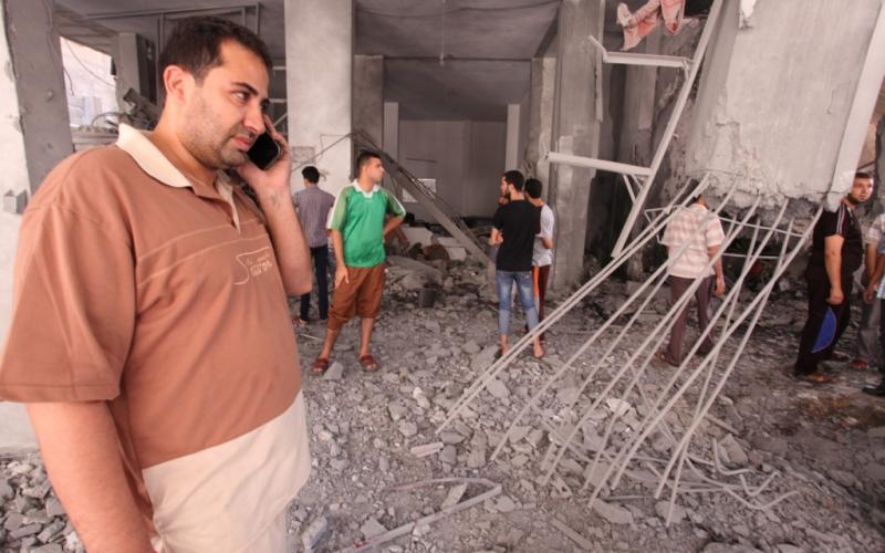 صور: استهداف منزل "الميناوي" شرق غزة