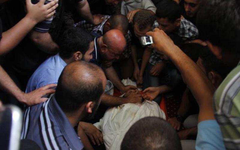 صور: رفح تودع خمسة من شهدائها