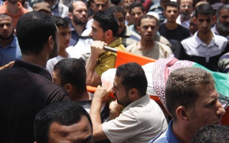 صور: رفح تودع خمسة من شهدائها