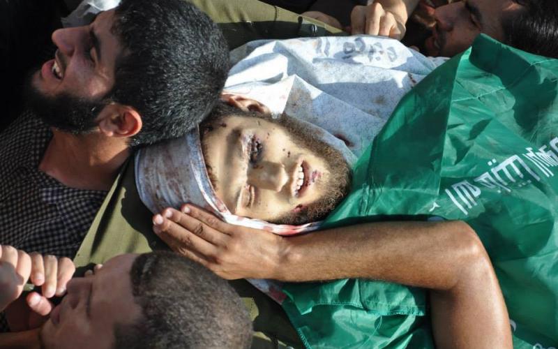 صور: تشييع جثامين 4 قساميين بدير البلح