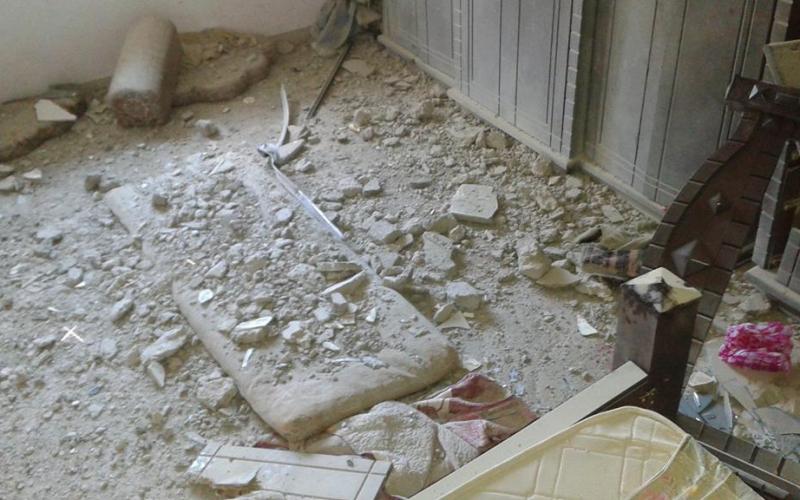 صور: القصف المدفعي على منازل المواطنين شرق غزة
