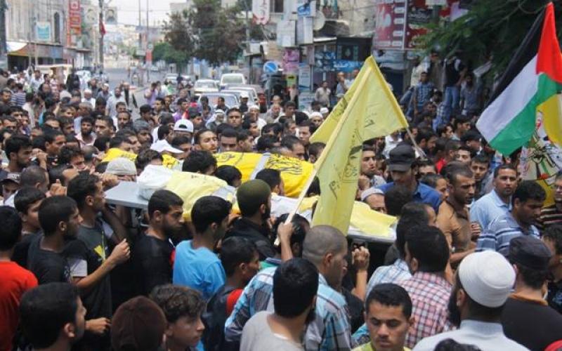 صور: رفح تشيع جثامين شهدائها
