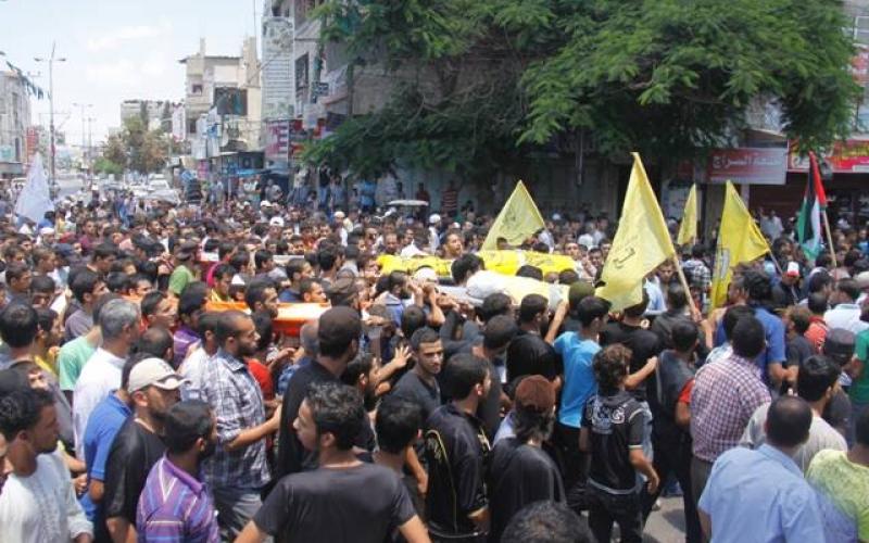 صور: رفح تشيع جثامين شهدائها