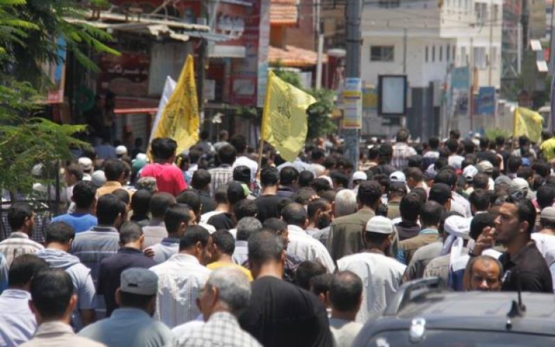 صور: رفح تشيع جثامين شهدائها