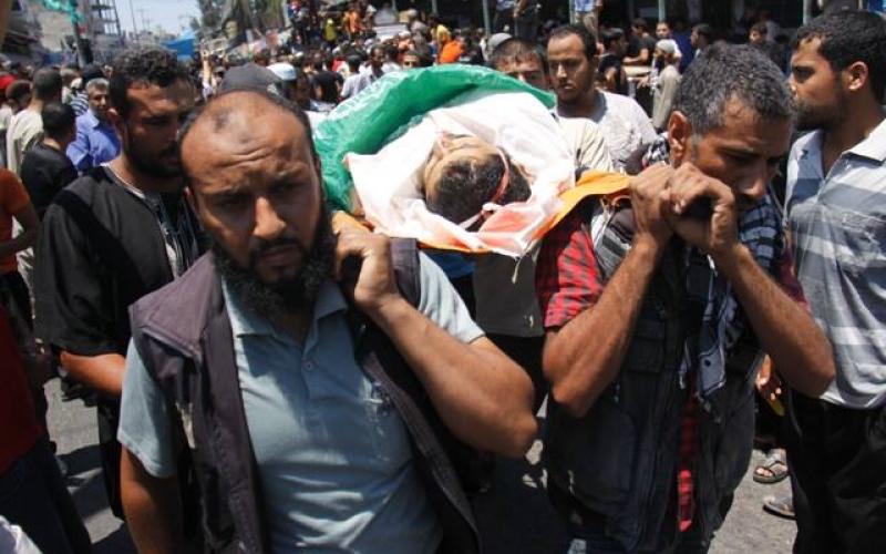 صور: مجرزة عائلة صيام جنوب قطاع غزة