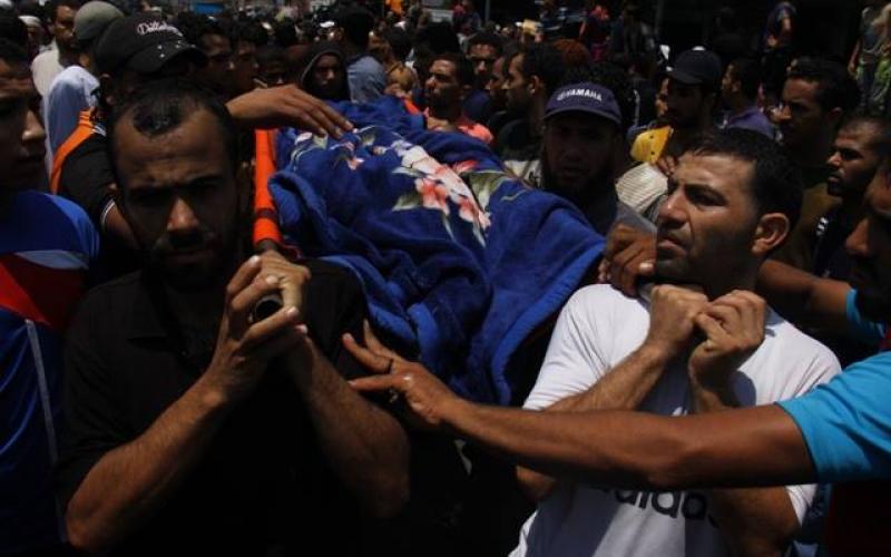 صور: تشييع جثامين 4 شهداء برفح