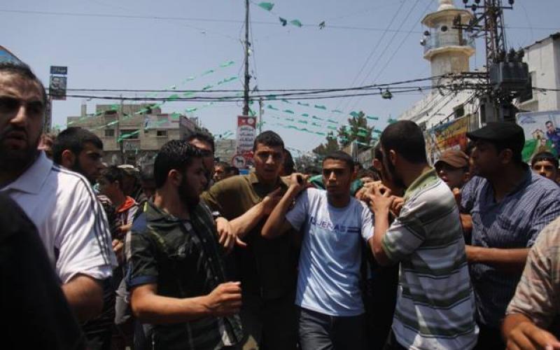 صور: تشييع جثامين 4 شهداء برفح