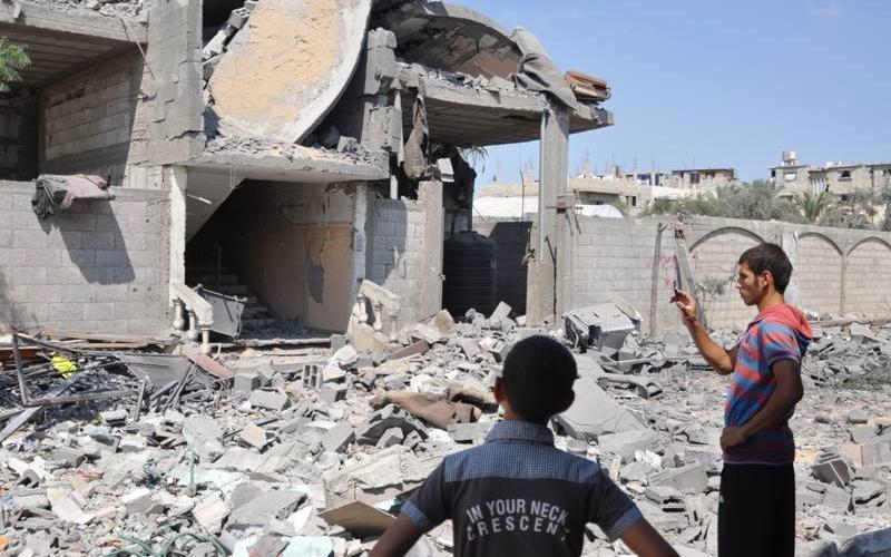 صور: قصف الاحتلال منازل المواطنين برفح