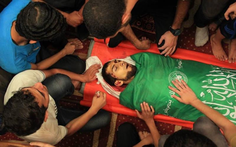 صور: تشييع الشهيد عزت السيد شمال القطاع
