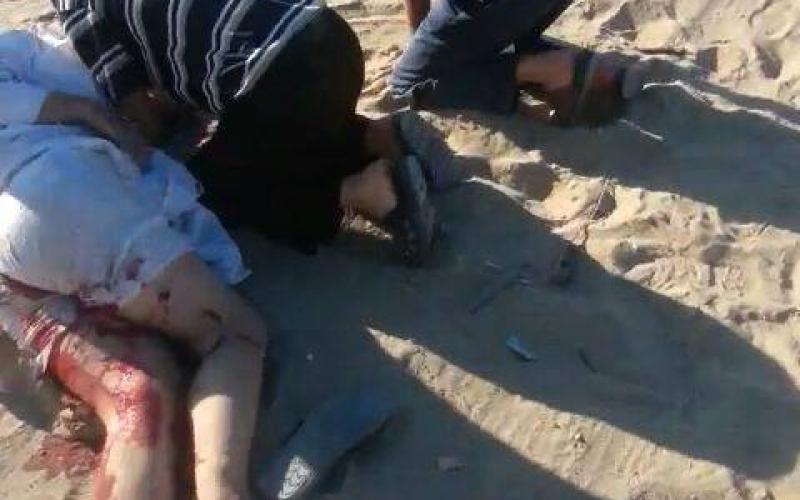 صور: الاحتلال يستهدف مواطنين في خانيونس