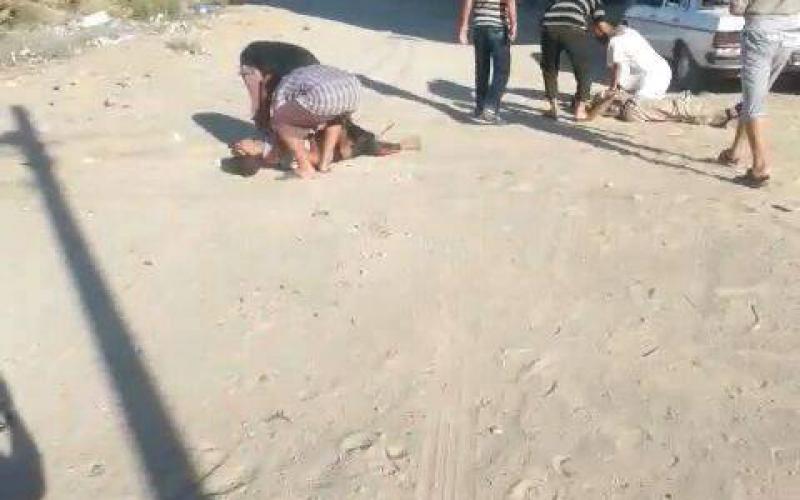 صور: الاحتلال يستهدف مواطنين في خانيونس