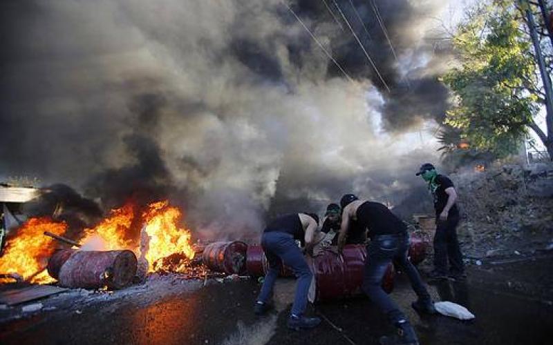 صور: مواجهات في نابلس ورام الله نصرة لغزة